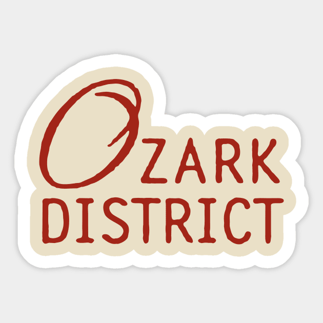 Ozark District Sticker by Kocekoceko